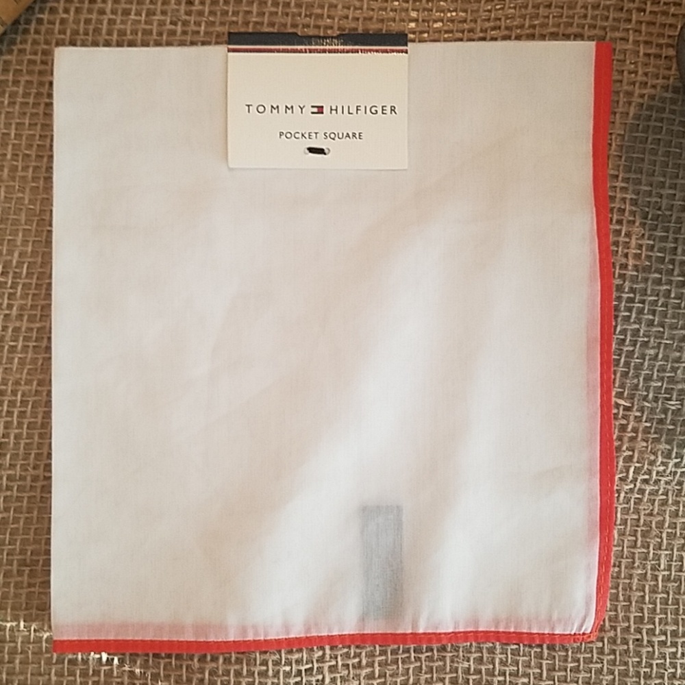 NWT Tommy Hilfiger Pocket Sq.(Priced INDIVIDUALLY)